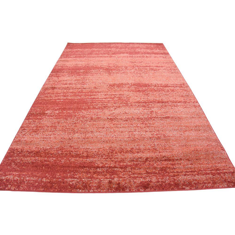 Terracotta Tufted 6' x 9' Synthetic Easy Care Area Rug