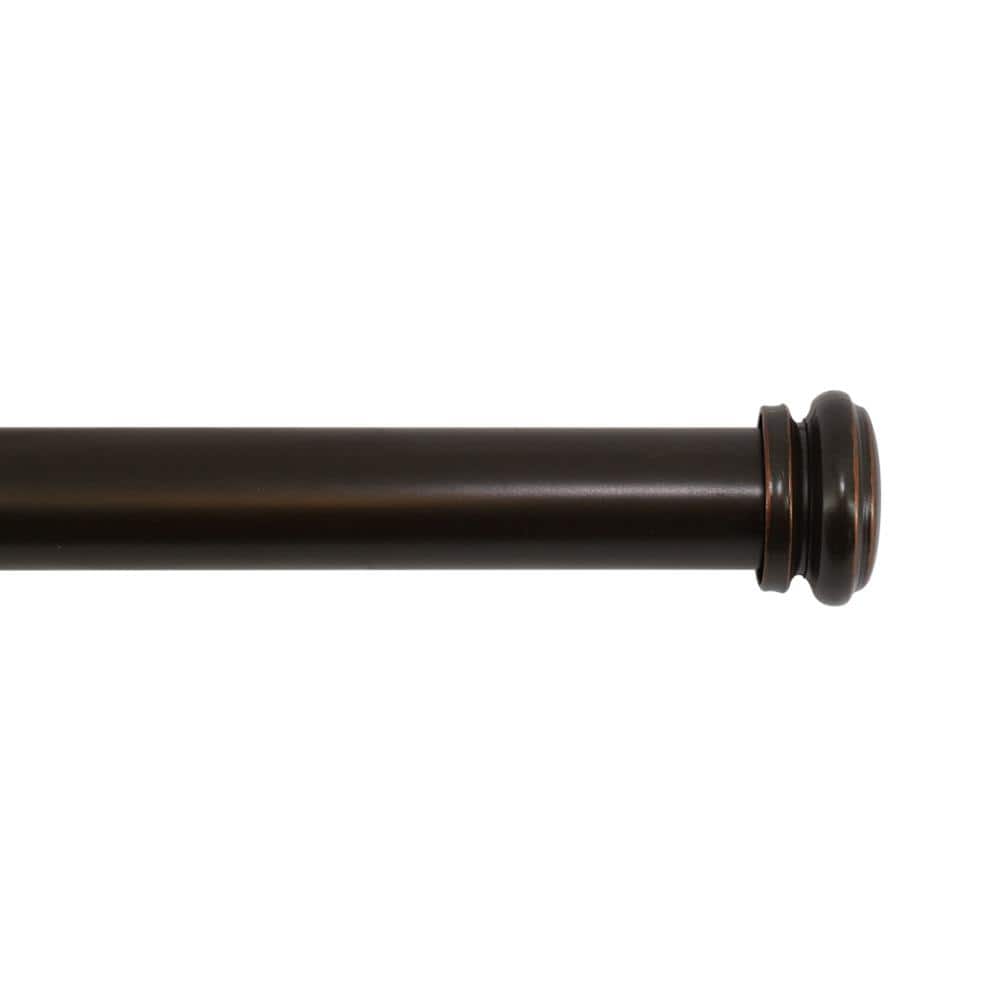 Details about   1" Diameter Decorative Window Curtain Rod with Ball Rod Finials ORB 72"-144" 