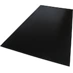 12 in. x 12 in. x 0.79 in. Foam PVC Black Sheet