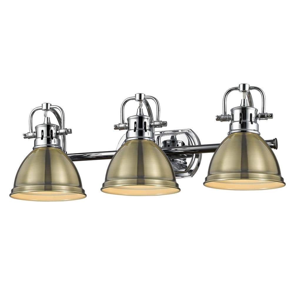 Duncan 8.125 in. 3-Light Chrome Vanity Light price history on PriceWatchPro