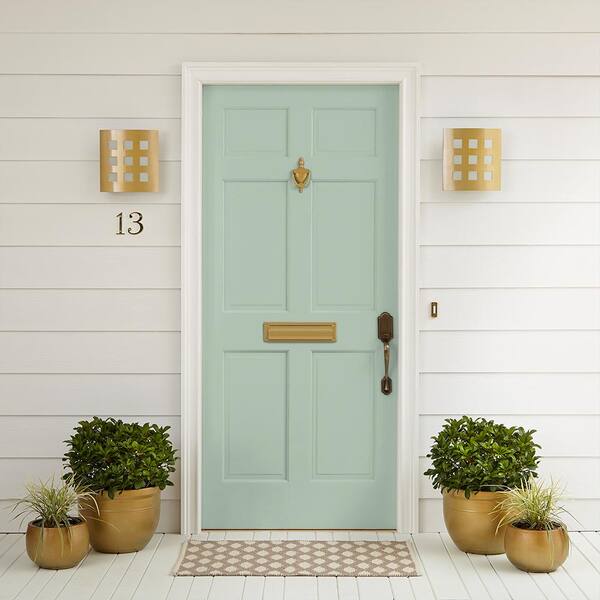 BEHR PREMIUM 1 qt. #N400-3 Flagstaff Green Semi-Gloss Enamel