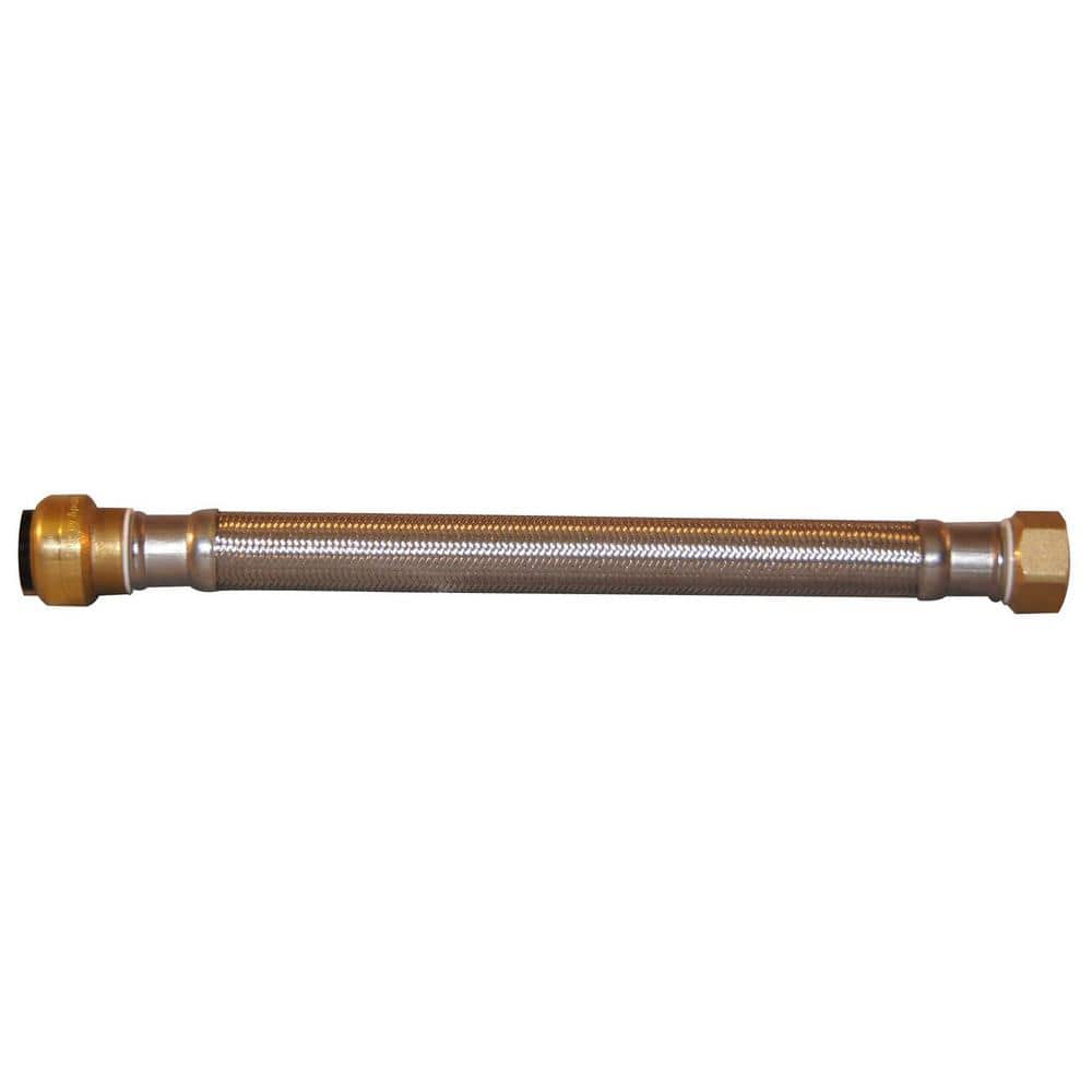 3/4 in. Push-To-Connect x 3/4 in. Female Pipe Thread x 12 in. Braided Stainless Steel Water Heater Connector price history on PriceWatchPro