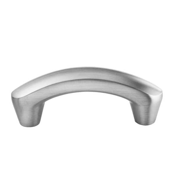 Sumner Street Home Hardware Selma 2 in. (51 mm) Center-to-Center Modern Satin Nickel Arched Drawer Pull RL020418