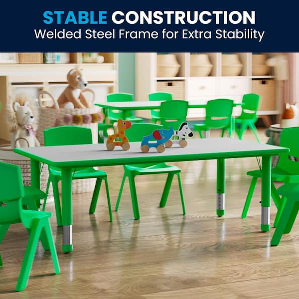 Carnegy Avenue Green Kids Table CGA-YU-20592-GR-HD - The