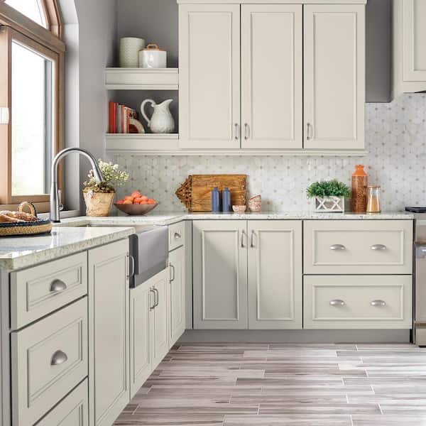 1 gal. #OR-W12 Mourning Dove Semi-Gloss Enamel Interior/Exterior Cabinet, Door & Trim Paint