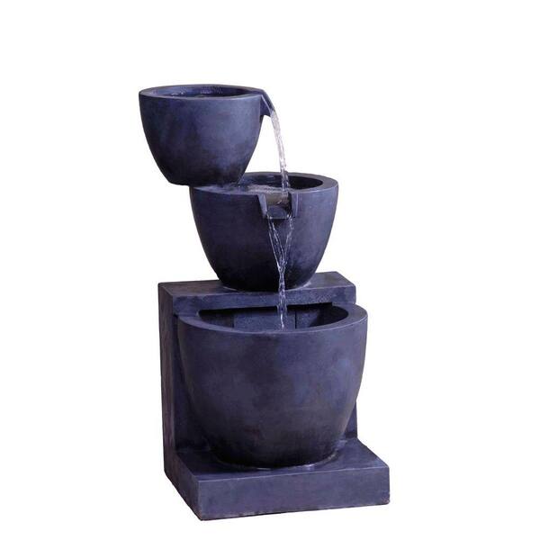 Fountain Cellar Modern Tier Bowls Indoor/Outdoor Water Fountain