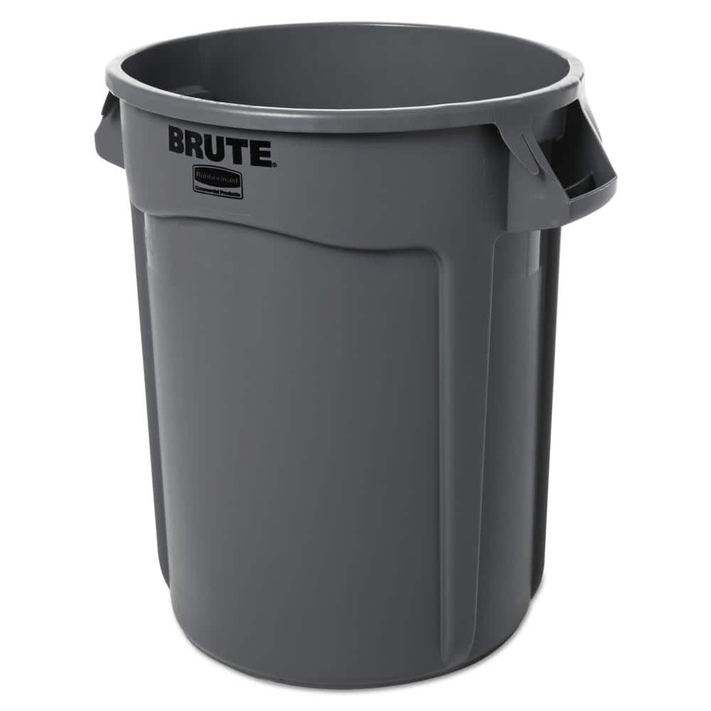 UPC 086876014679 product image for Brute 32 Gal. Gray Plastic Round Container | upcitemdb.com