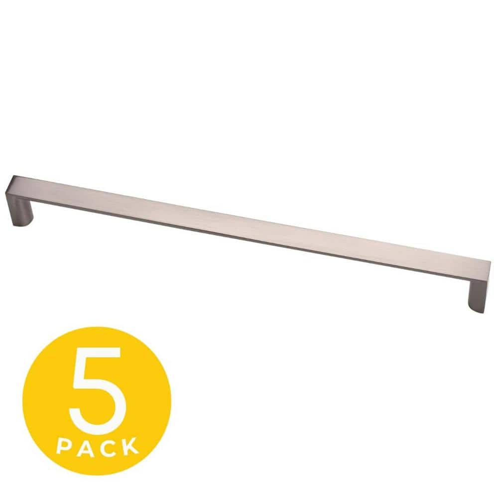 Solar Series 6-1/4 in. (160 mm) Center-to-Center Modern Satin Nickel Cabinet Handle/Pull (5-Pack) price history on PriceWatchPro