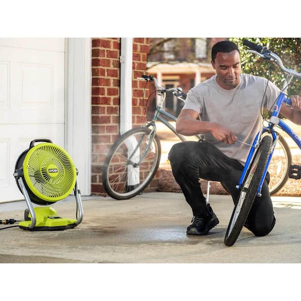 ONE+ 18V Cordless Hybrid WHISPER SERIES 12 in. Misting Air Cannon Fan (Tool Only)
