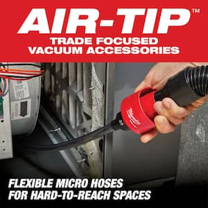 AIR-TIP 1-1/4 in. - 2-1/2 in. Long Reach Flexible Hose Set Wet/Dry Shop Vacuum Attachment (5-Piece)