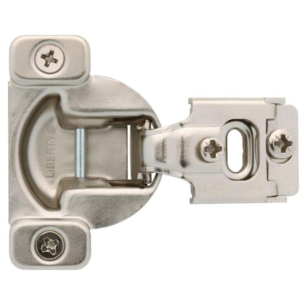 Liberty 35 mm 105-Degree 1/2 in. Overlay Cabinet Hinge 1-Pair (2 Pieces)