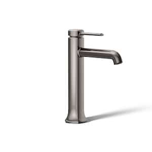 Occasion Tall Single Handle Single Hole Bathroom Faucet 1.2 GPM in Vibrant Titanium