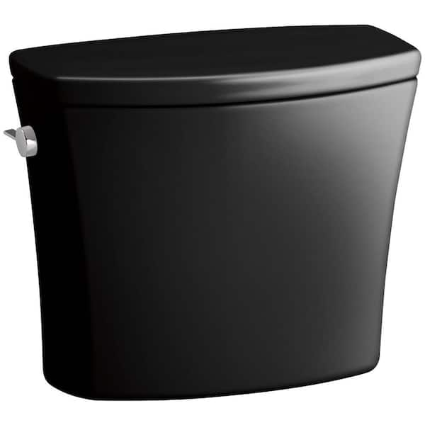 KOHLER Kelston 1.6 GPF Single Flush Toilet Tank Only in Black Black