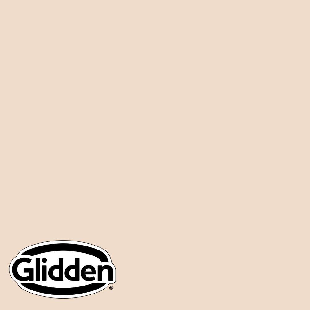 Glidden Essentials 1 gal. PPG12012 Tea Biscuit Satin Exterior Paint