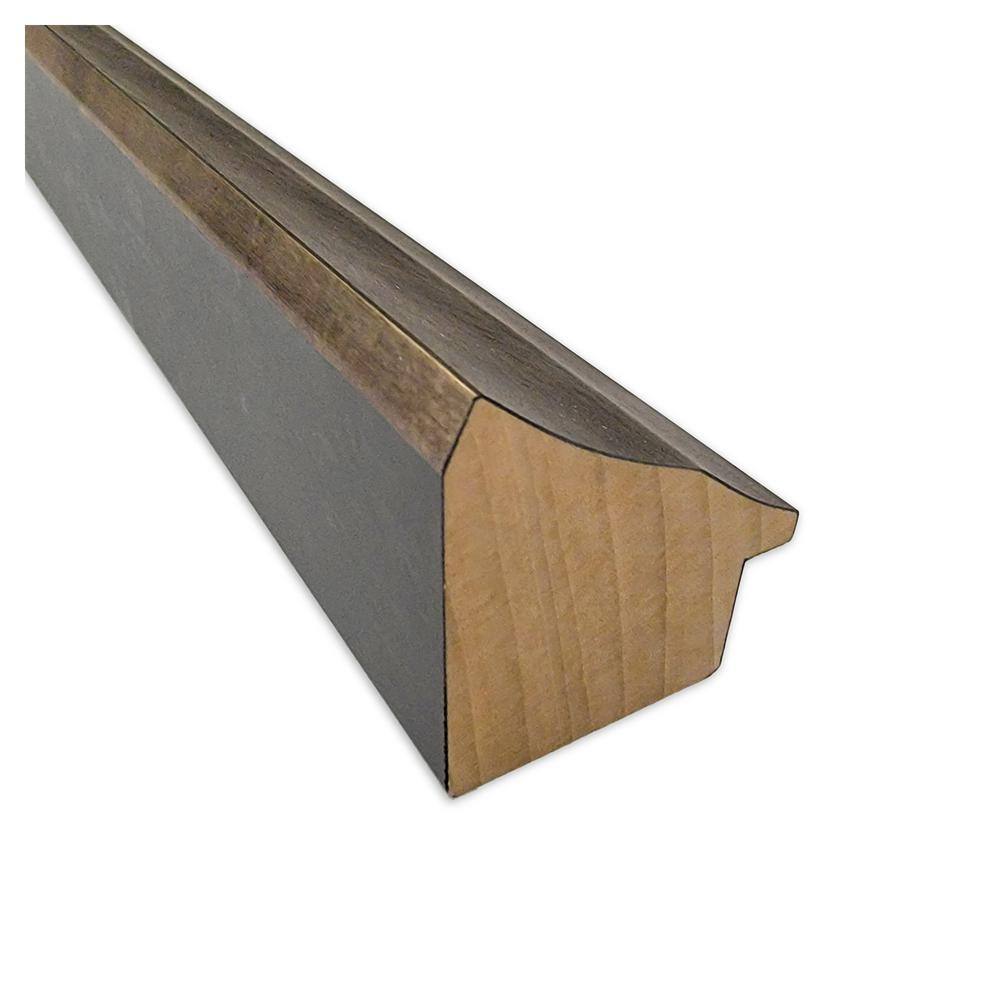 Matte Bronze Angled Wood 14" x 17" Picture Frame