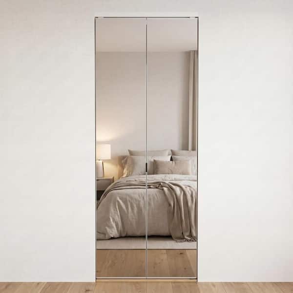 Impact Plus 32 in. x 84 in. Polished Edge Mirror Solid Core MDF