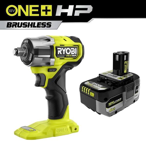 RYOBI ONE+ HP 18V Brushless Cordless Compact 1/2 in 4 Mode RYOBI ONE+ HP 18V Brushless Cordless Compact 1/2 in 4 Mode