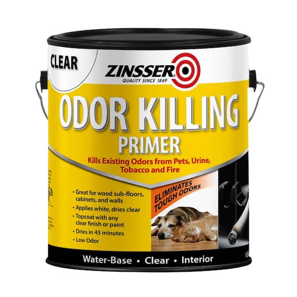 Zinsser 1 Gallon Clear Odor Killing Interior Water Based Primer (2-Pack)