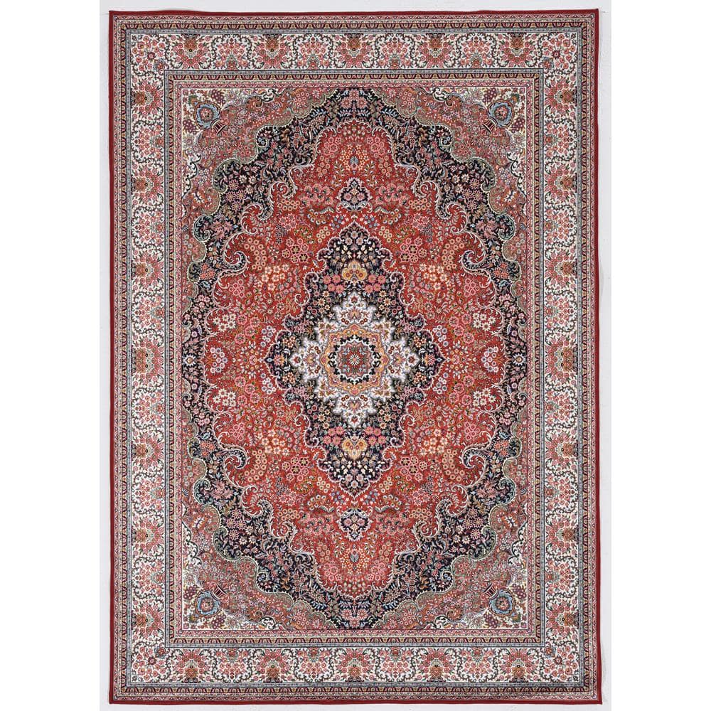 Echelon Bourke Red/Ivory 2 ft. 2 in. x 3 ft. 2 in. Accent Rug