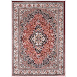 Echelon Bourke Red/Ivory 2 ft. 2 in. x 3 ft. 2 in. Accent Rug