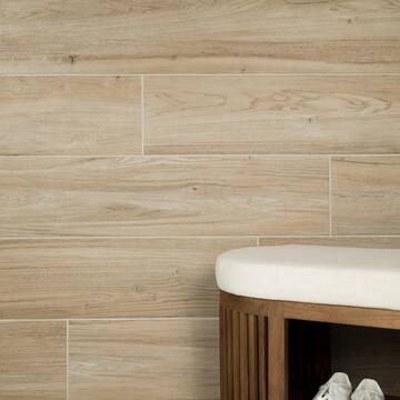 Benson Park 9 in. x 47 in. Matte Wood Look Porcelain Floor and Wall Tile (12 sq. ft./Case)
