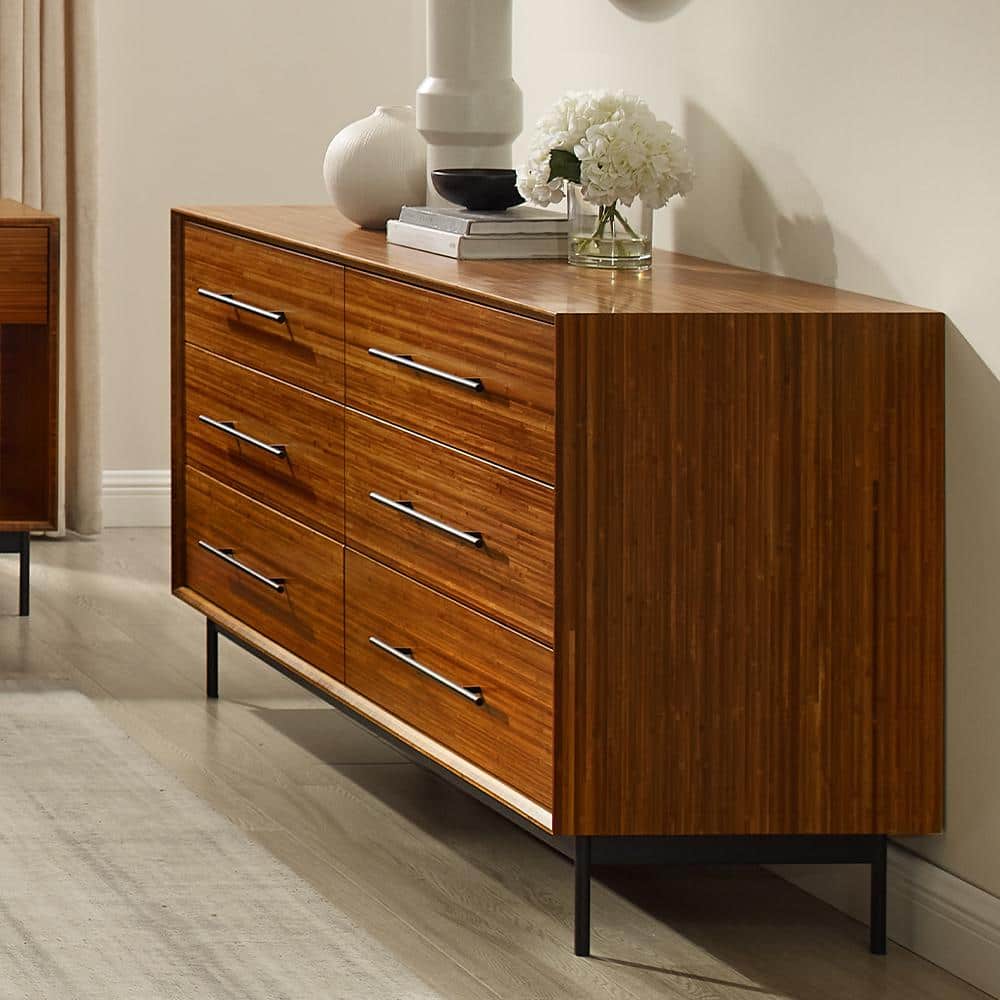 Dakota 20 in. Copper 6-Drawer Dresser