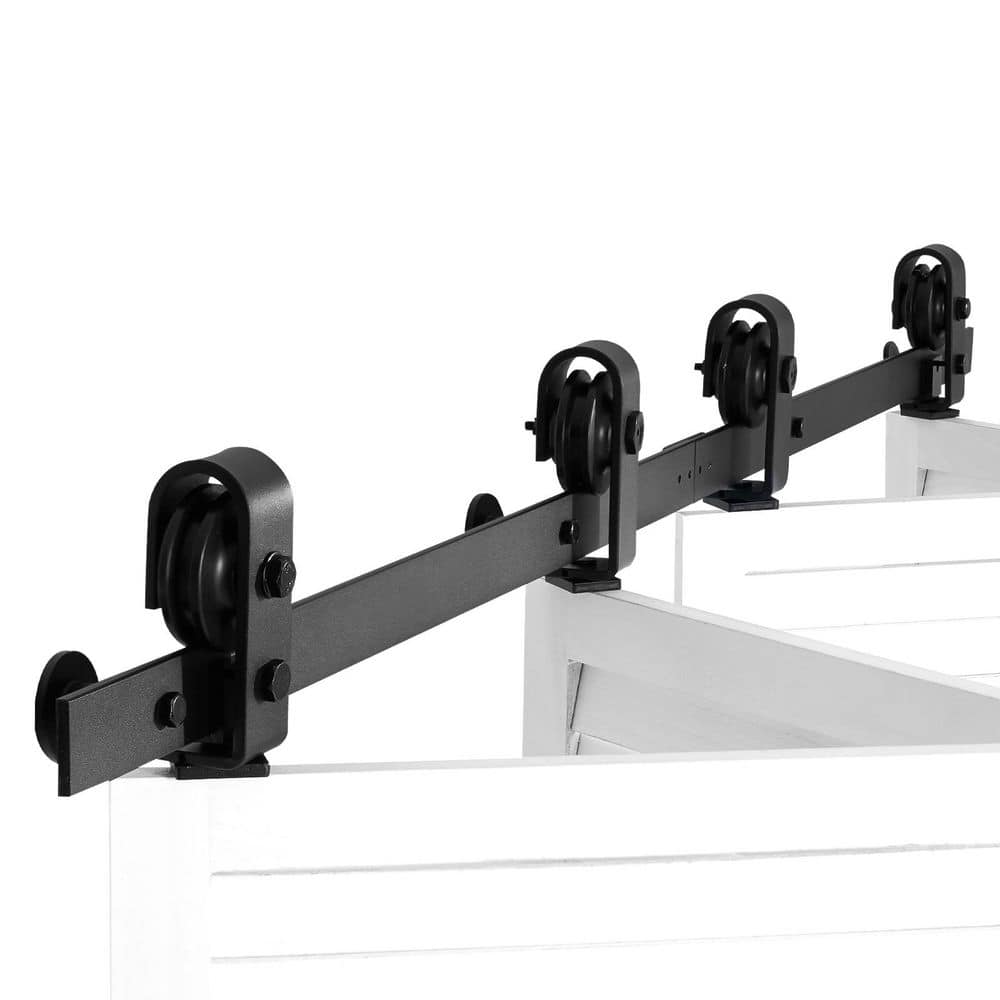 Bi-Folding Sliding Barn Door Hardware Track Kit, 60 in. Top Mount Track Kit, Slide Smoothly and Quietly, Easy to Install price history on PriceWatchPro