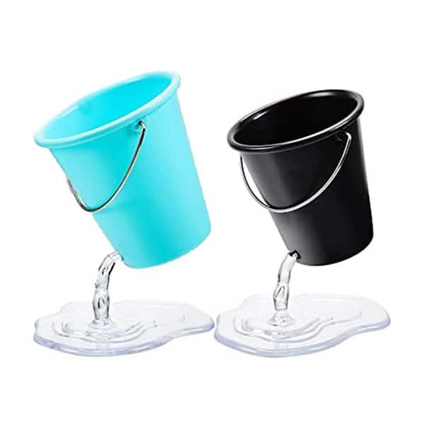 2 Pack Floating Water Drop Pen Holder Desk Organizer Cute Pencil Cup for Office Decor School Teacher Gift