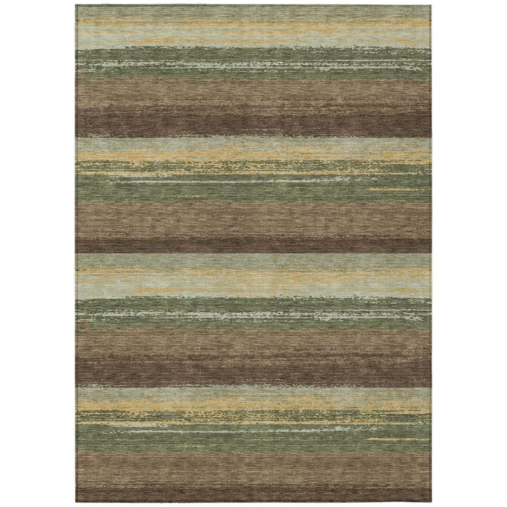 Chantille Machine Washable Indoor/Outdoor Abstract ACN2707 Olive 3 ft. x 5 ft. Area Rug price history on PriceWatchPro
