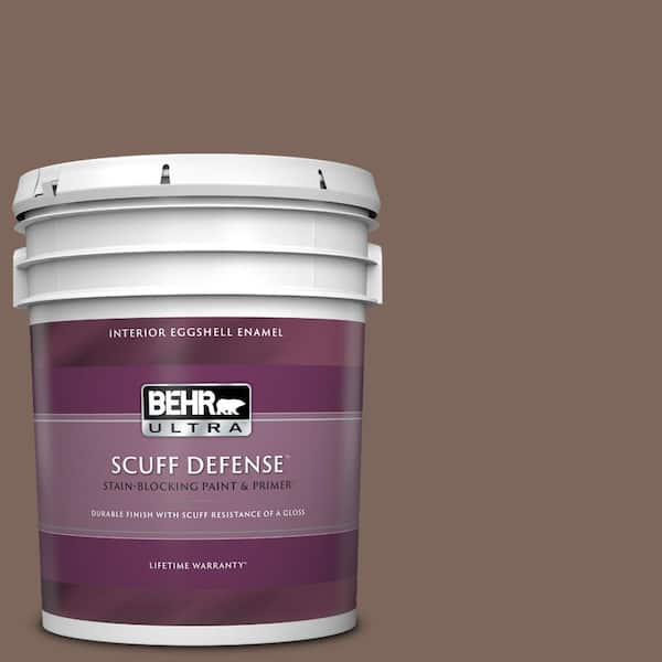 BEHR ULTRA 5 gal. #BNC-23 Almond Truffle Extra Durable Eggshell Enamel Interior Paint & Primer