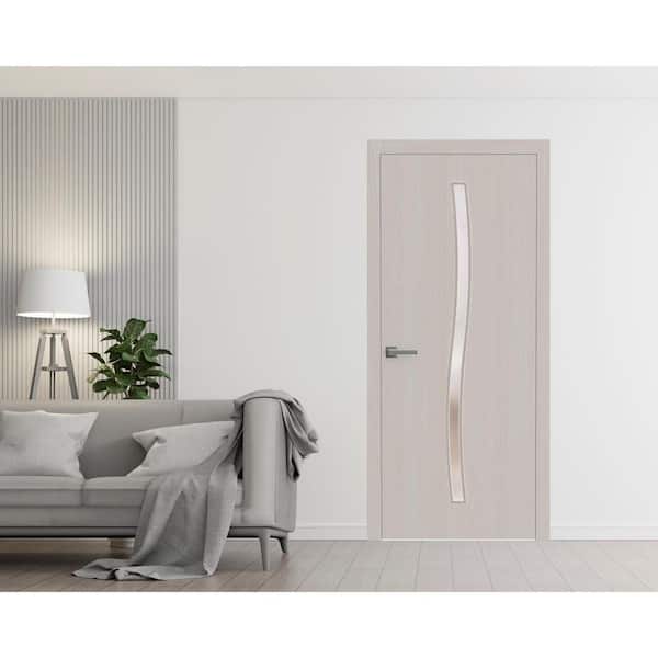 Sartodoors 3012 42 in. x 80 in. Sold Core Ash Franko Color Wood