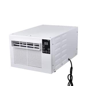 2,500 BTU Portable Air Conditioner Cools 45 sq.ft. with 47.24 in Mosquito Net, Dehumidifier and Remote in White