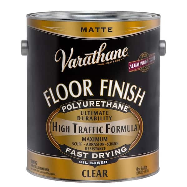 Varathane 1 gal. Clear Matte Oil-Based Floor Finish Polyurethane (2-Pack)