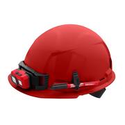 BOLT Red Type 1 Class E Front Brim Non-Vented Hard Hat with 4-Point Ratcheting Suspension (5-Pack)