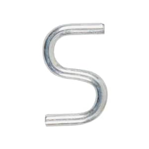 Hardware Essentials 0.307 in. x 3 in. Stainless Steel S-Hook (10-Pack)  851878 - The Home Depot