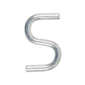 Everbilt 1 in. Zinc-Plated S-Hook (100-Piece per Pack) 803312 for sale  online