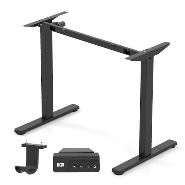 Electric Standing Desk Frame with LED Display Adjustable Base 27.5 in. to 45.5 in. Lift Range