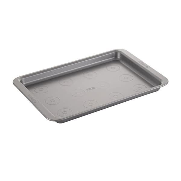 Cake Boss Basics Nonstick Bakeware 10 in. by 15 in. Cookie Pan in Gray