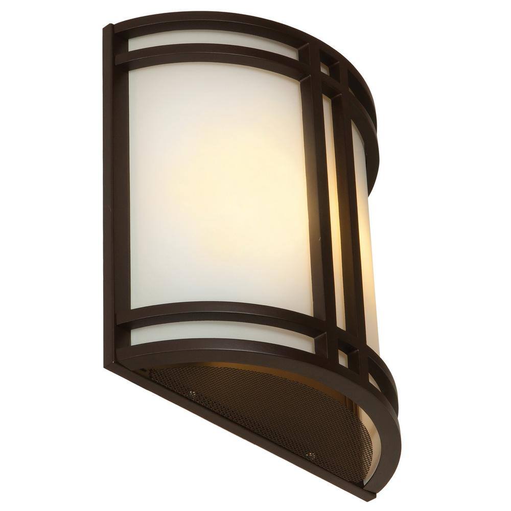 Artemis Bronze Dimmable LED Outdoor Wall Sconce
