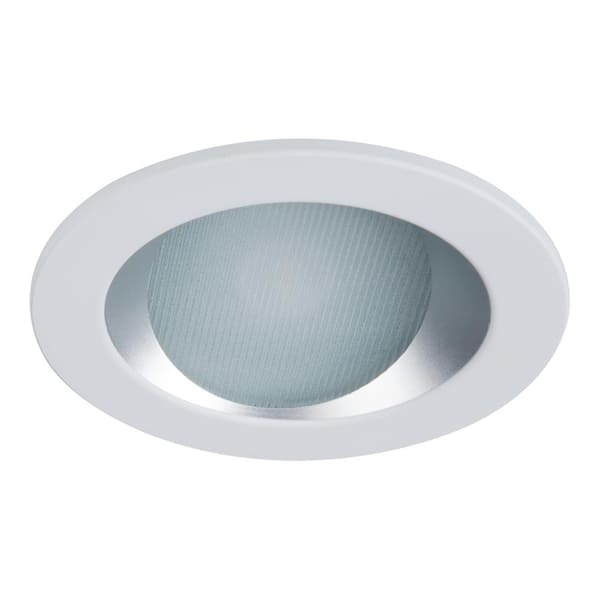 HALO Halo E44 4in. Metal Haze Conical Recessed Trim with White Flange