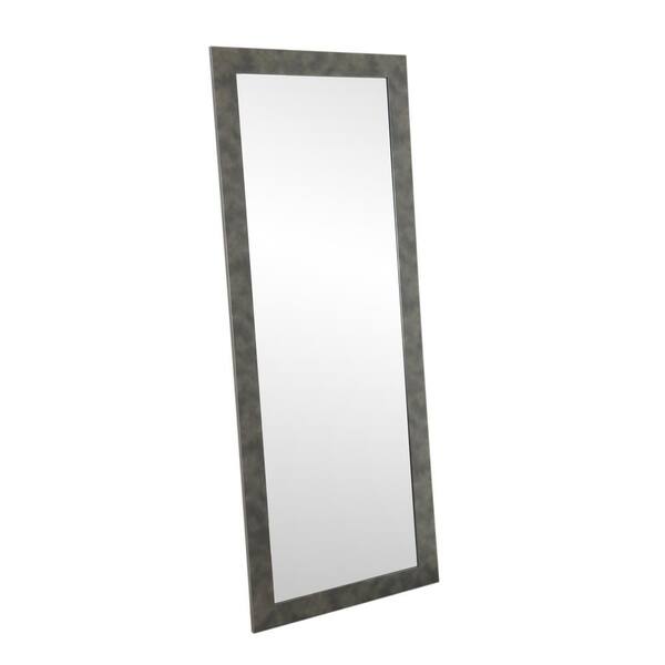 BrandtWorks Oversized Gun Metal Black Industrial Mid-Century Modern Mirror (70.5 in. H X 25.5 in. W)