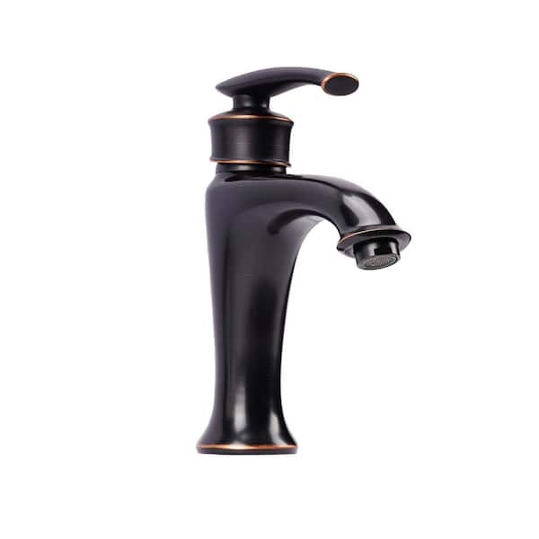 Toject Bovin Single Hole Single-Handle Bathroom Faucet in Oil Rubbed Bronze