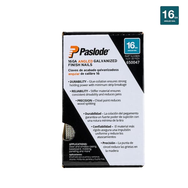 Paslode - 2 in. x 16-Gauge 20° Galvanized Angled Nails (2000-Per Box)