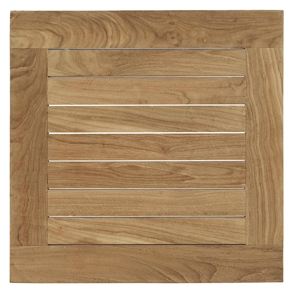 Marina Natural Teak Wood Outdoor Patio Side Table