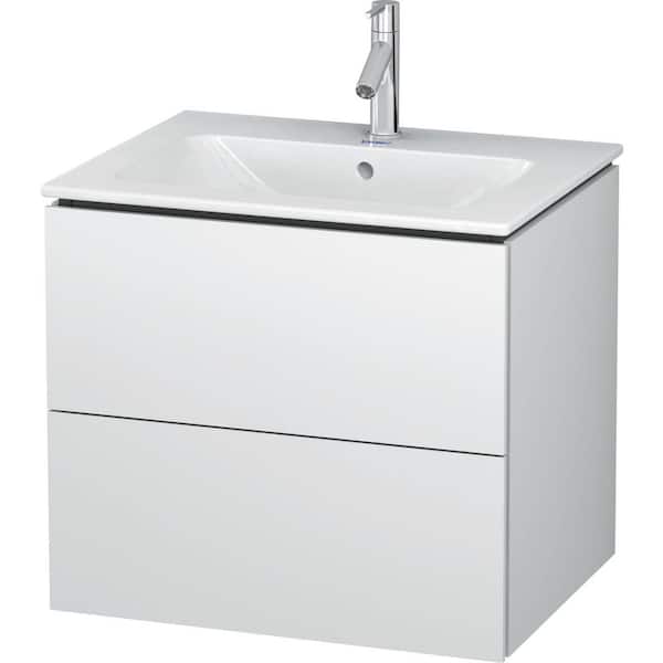 Duravit L-Cube 24.38 in. W x 18.88 in. D x 21.63 in. H Bath Vanity Cabinet without Top in White