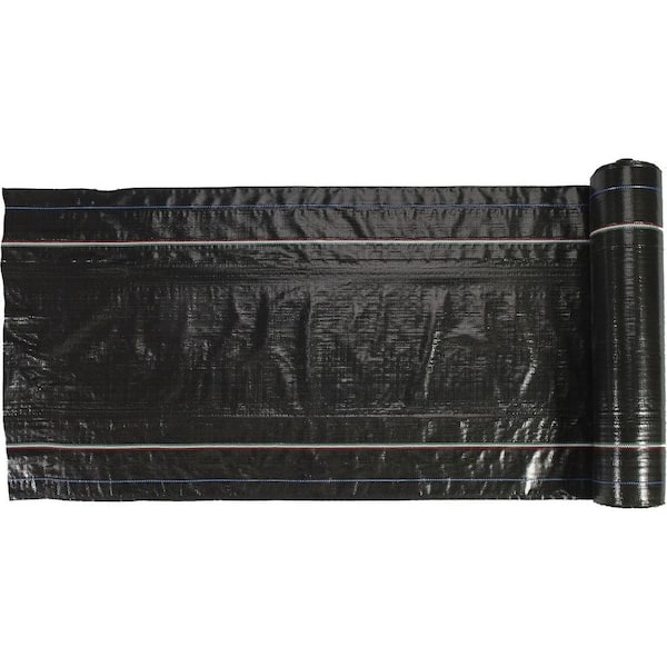 Mutual Industries 1/4 in. x 3 ft. x 50 ft. Black Heavy Duty Dot Silt Fence Fabric