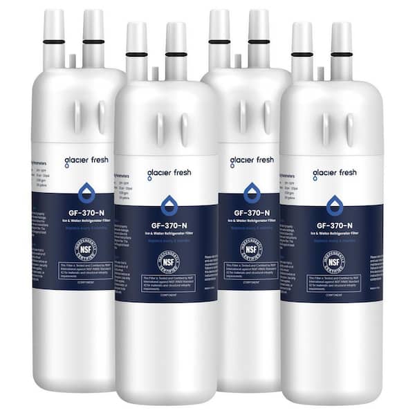 EDR1RXD1 Refrigerator Water Filter For Whirlpool W10295370A,4 PACK