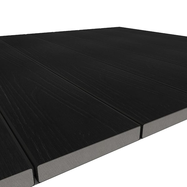 NewTechWood Indian Ebony Solid Composite Decking Board - UltraShield Natural Cortes