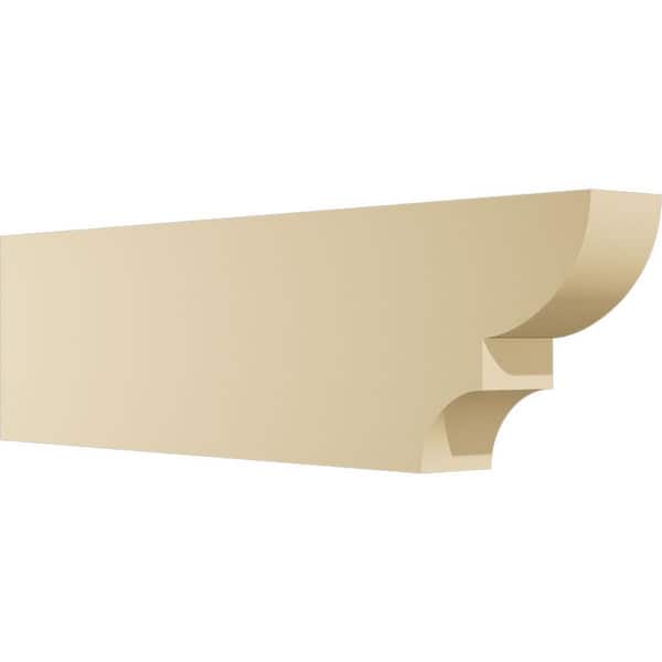 Ekena Millwork Standard Ridgewood 3 in. W x 8 in. H x 30 in. D Signature Urethane Rafter Tail Outlooker
