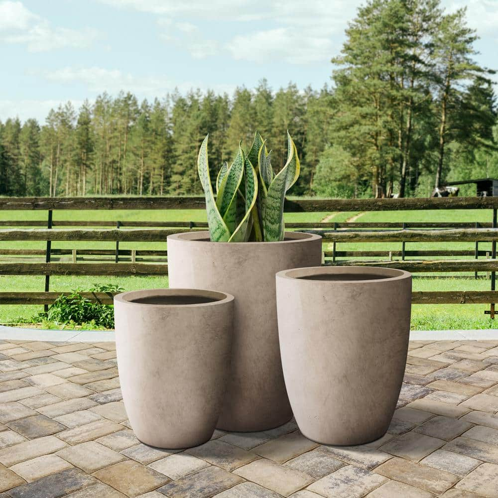 Extra Large Round Outdoor Planter Pot 30 Diameter